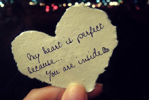 my heart is perfect becauseâ€¦