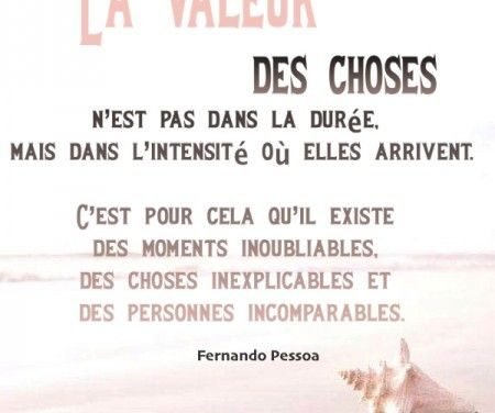 La valeur des choses
