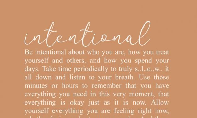 Be intentional quotes, focus poetry, inspirational & encouraging words