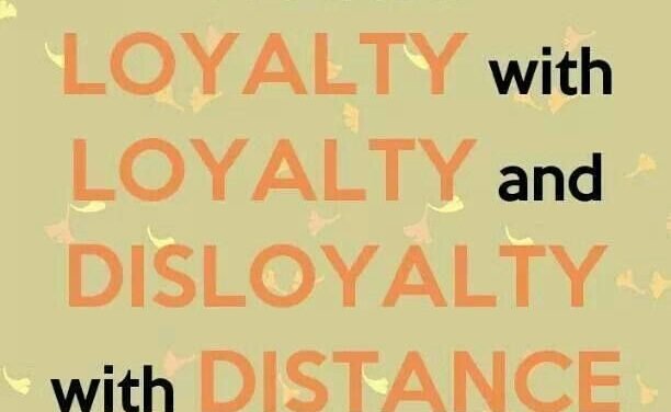 Loyalty and betrayal are two words with different meanings; the opposite of each…