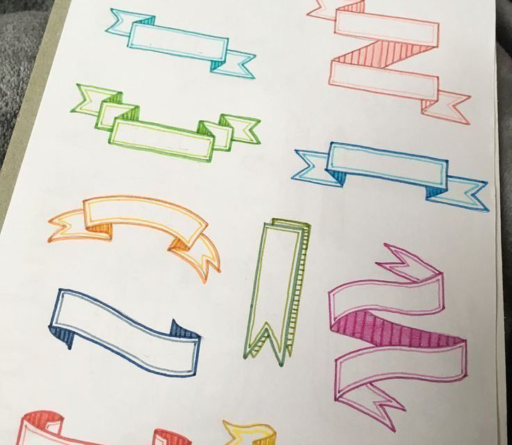 Bullet journal headers and banners are an easy way to add a bullet blog to your …