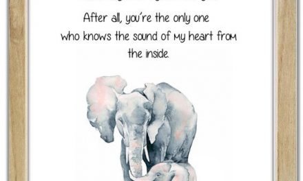 Elephant and Baby Elephant. No One Else Will Ever Know The Strength of My Love For You. Mother and Child Elephant Quote. Nursery Elephant