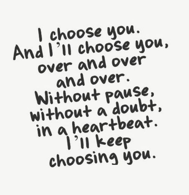 Choosing LOVE!