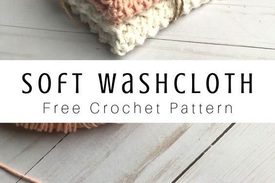 Crochet Washcloth – Softest Crochet Baby Washcloth | Stitching Together