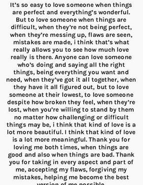 Heartfelt Quotes: Thank you for loving me..