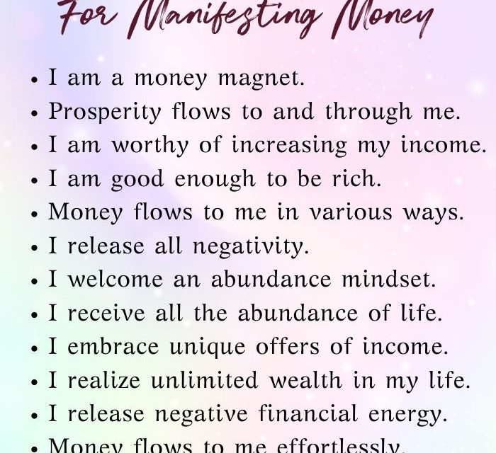 Wow money affirmations to manifest wealth, prosperity and abundance using the se…