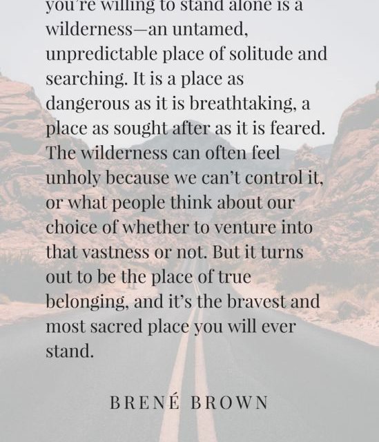 Inspiring Brené Brown Quotes from Braving the Wilderness (and a Review) — Becoming Who You Are