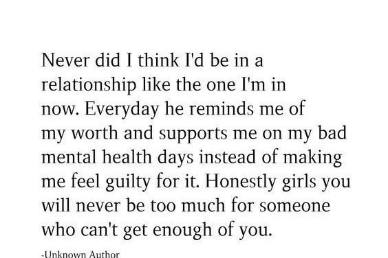 Never Did I Think I’d Be In A Relationship