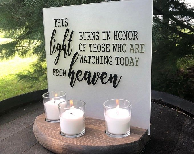 Memorial Table Sign – Those We Love Don’t Go Away – Wedding Memorial Luminary – Wedding Remembrance – Wedding Decor – Remembering Loved One