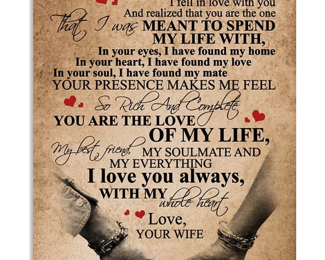 Perfect Gifts For Husband – To My Husband Poster