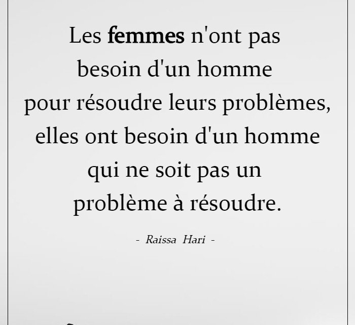 Ce dont les femmes ont besoin en amour