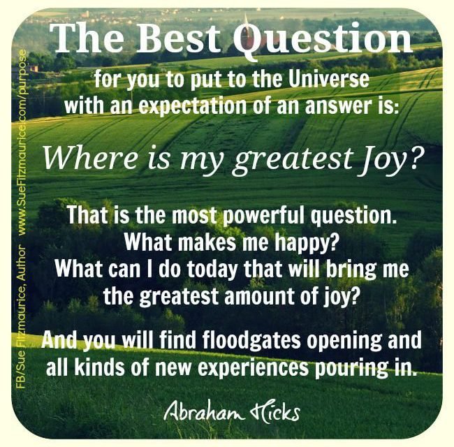 What is your greatest joy? Do you actually know?