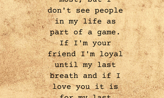 2020 quote about loyalty