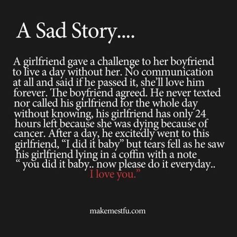 Love Photo: A sad love story…