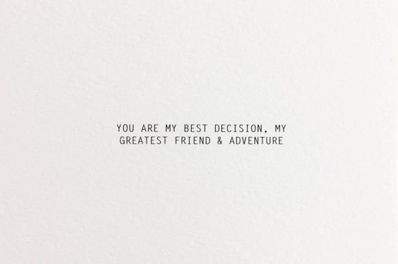 Best Decision anniversary card wife, birthday card for boyfriend, first anniversary card for boyfriend, valentines card for him