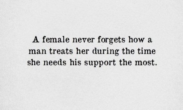 A female never forgets