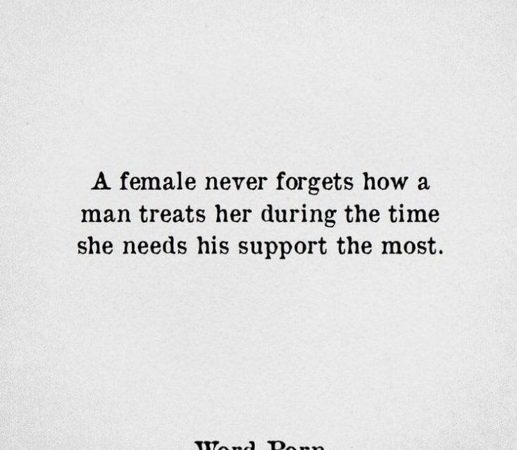 A female never forgets