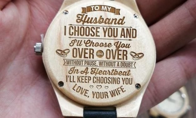 To My Husband-Mere Words Cannot Begin To Tell You How I Feel Engraved Wooden Watch Personalized Wooden Watch Gift for Men – X1607