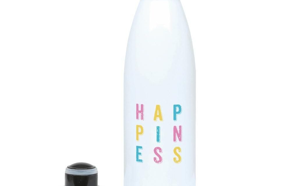 Happiness 500ml Water Bottle