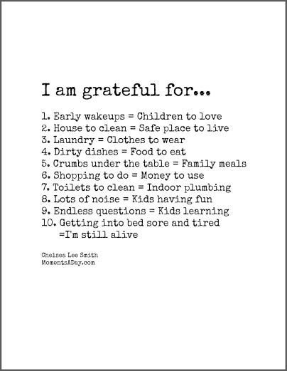 I Am Grateful – Amidst the Chaos